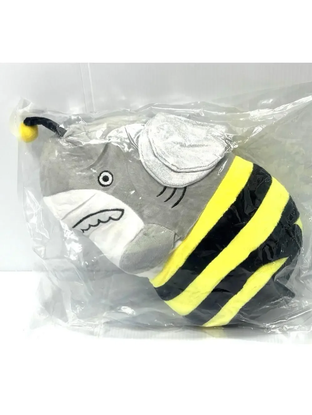 Shark Bee Plush Toy Hybrid Stuffed Animal Cute Soft Gift Kids Unique Toy -New!